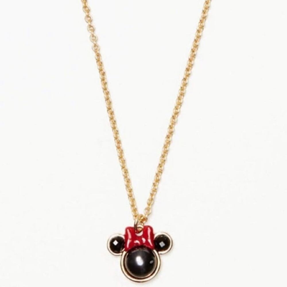 Kate spade  Minnie Mouse mini pendant Necklace